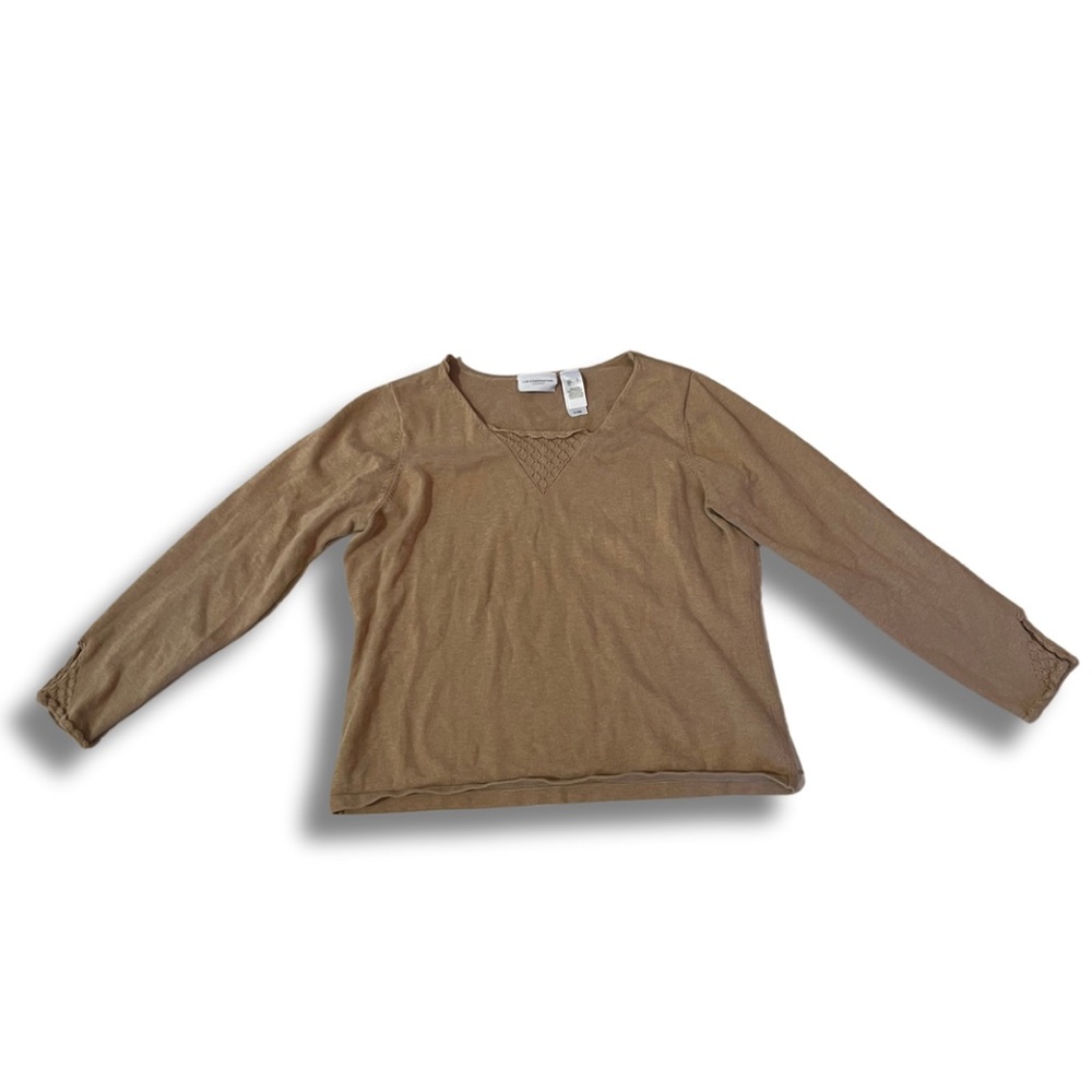 Vintage Liz Claiborne Tan Sweater